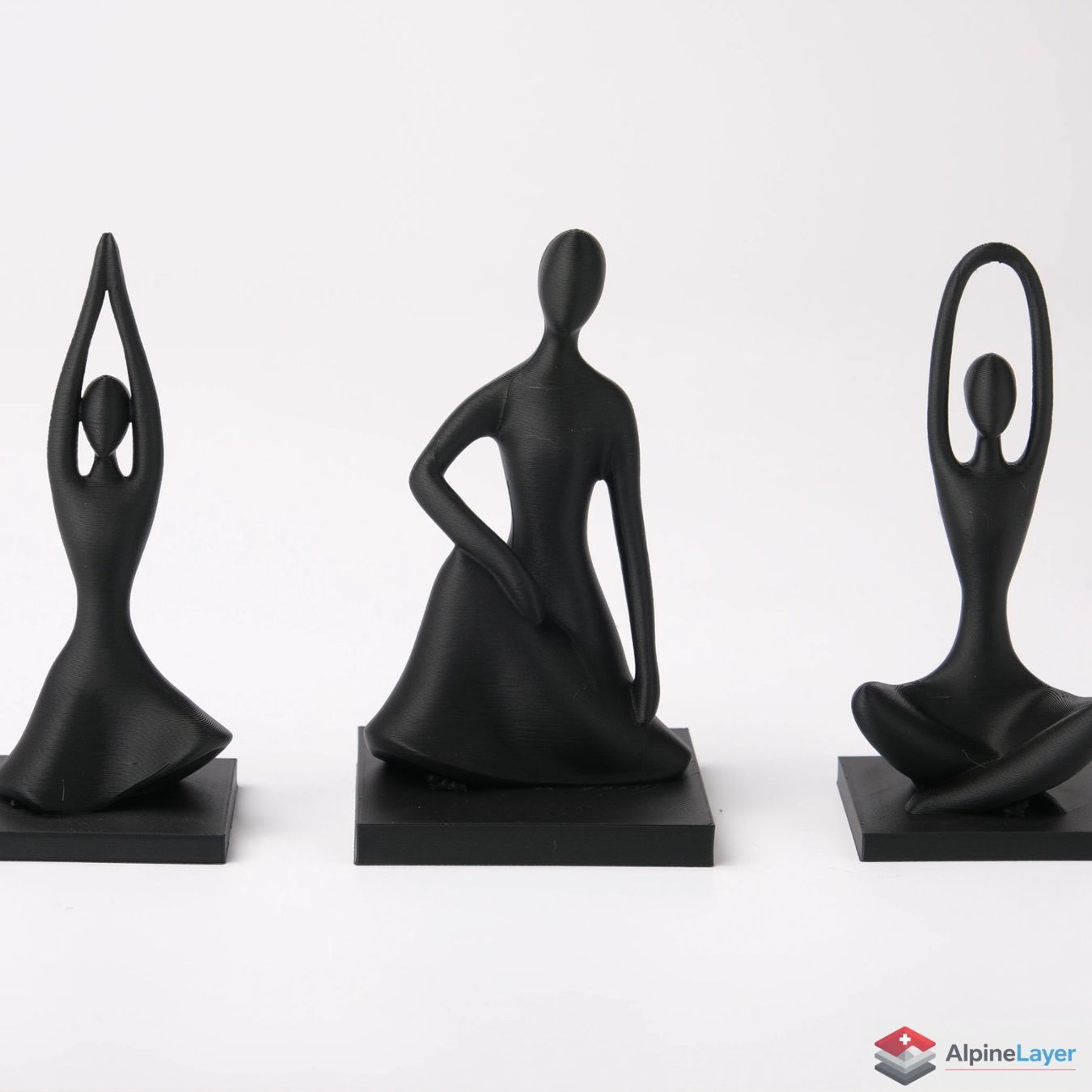 Sculture & Statue: Harmony Pose Trio – Abstract Modern Sculptures - 3D Printed – Nuovo (secondo la descrizione) da Losone venduto da AlpineLayer 1