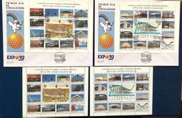 1992 FDC+ Bogen ** Expo92‘- Mi- 3036-59
