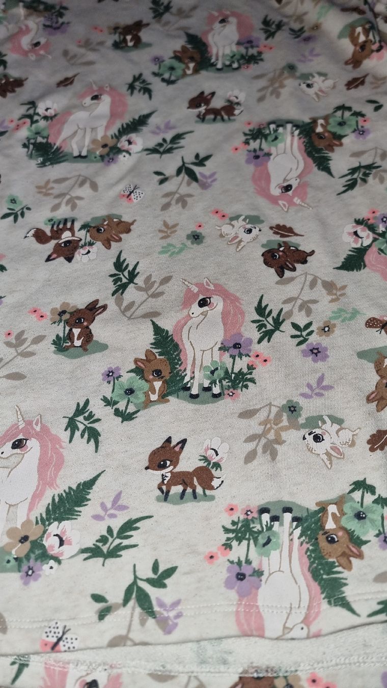 Kleider & Röcke: Süsses Mädchenkleid Einhorn Reh Wald 134 140  – Gebraucht aus Wigoltingen von Zuckerfee84 1
