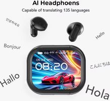 Kopfhörer AI Übersetzer Kabellos Bluetooth 6.0 HD Stereo