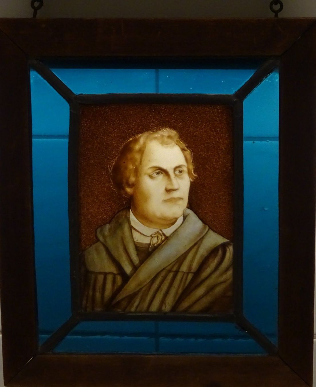 Dipinti: Martin Luther 1483-1546 / Hinterglasbild – Usato da Esslingen venduto da eintagammeer 1