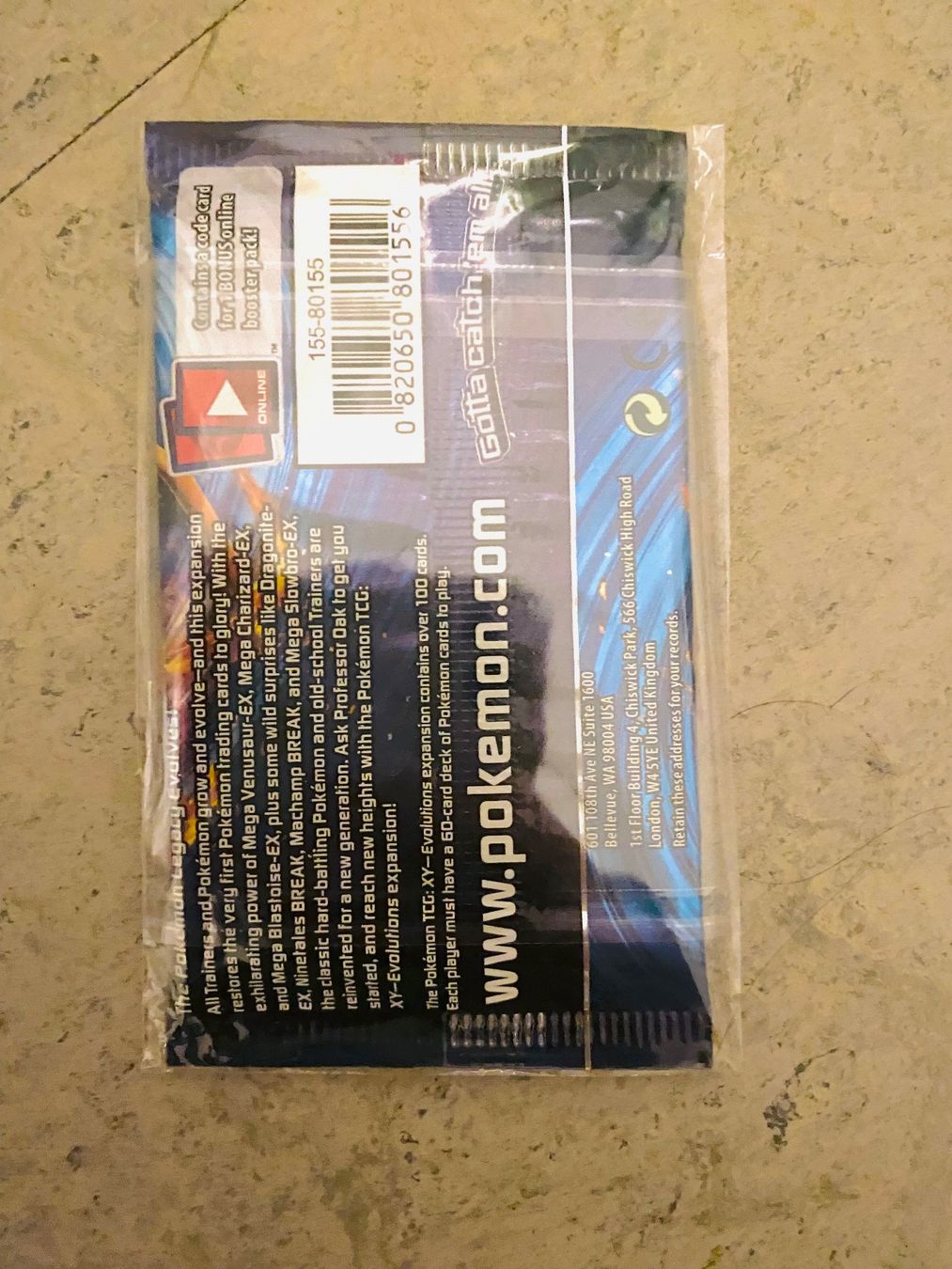 Pokémon Carte collezionabili: 2016 Pokémon XY Evolutions Booster EN – Nuovo e nell'imballaggio originale da Zürich venduto da Gamecards 4