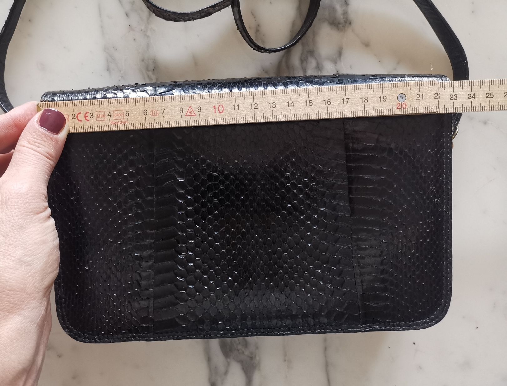 Borse da donna: Vintage Phytonleder Handtasche – Usato da Uerikon venduto da pink_flamingo 5