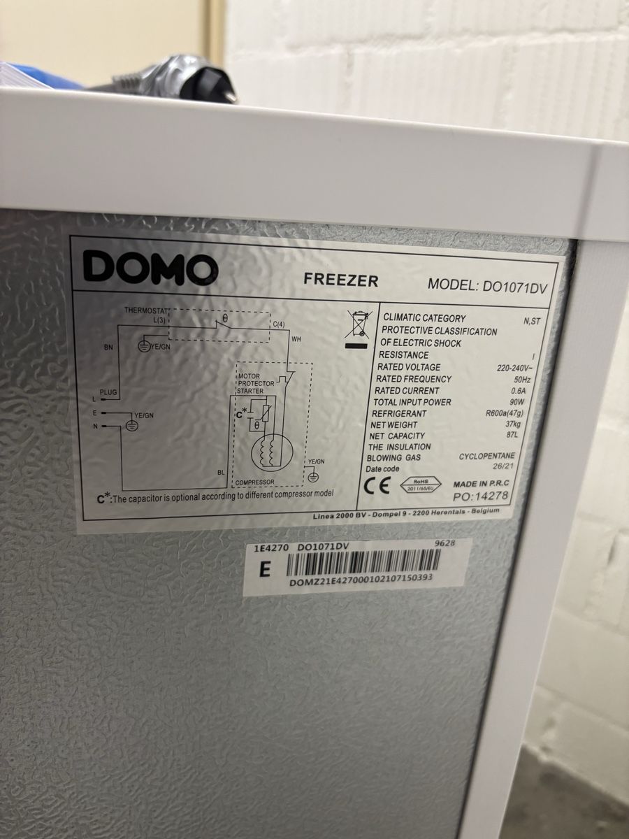 Gefrierschrank: Gefrierschrank Domo DO1071DV – Gebraucht aus lyss von Pipi1 2