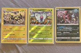 Pokemon Sammelkarten 3 Stk Reversholos Rears ☆, nearmint