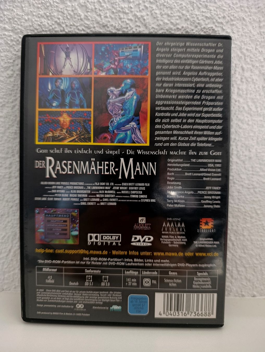 Tutti i DVDs: Der Rasenmäher-Mann DVD, Stephen King – Usato da Wil SG venduto da Donaldus 1