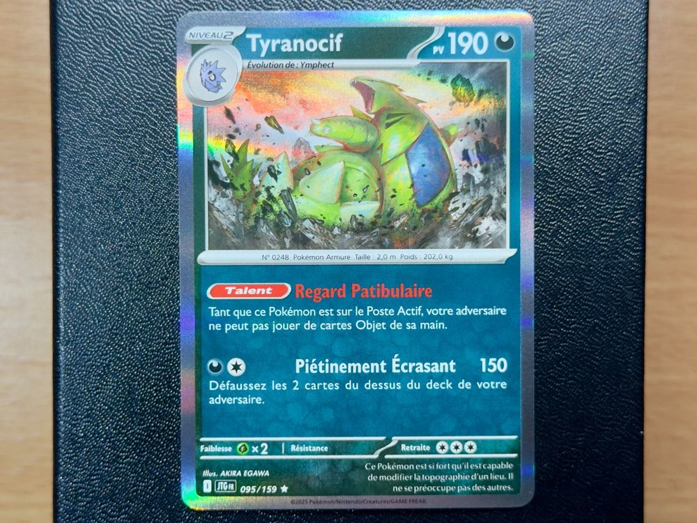 Tyranocif 095/159 Holo ou Reverse (aléatoire) - Myboost X Écarlate et Violet 9 Aventures Ensemble - Coffret de 10 Cartes Pokémon Françaises