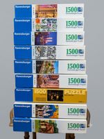 Puzzles Ravensburger. Collection de 9 x 1500 pièces