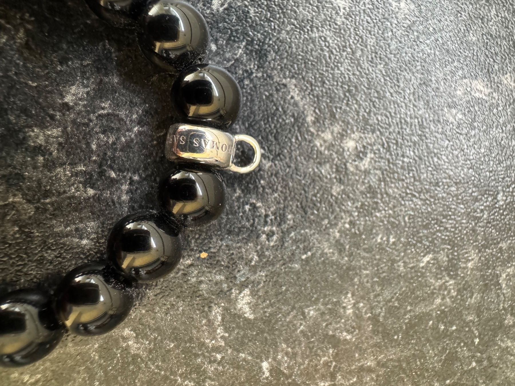 Thomas Sabo Bracciali & Braccialetti: bracelet Thomas Sabo avec perles obsidiennes – Usato da Saillon venduto da DelphineZ 1
