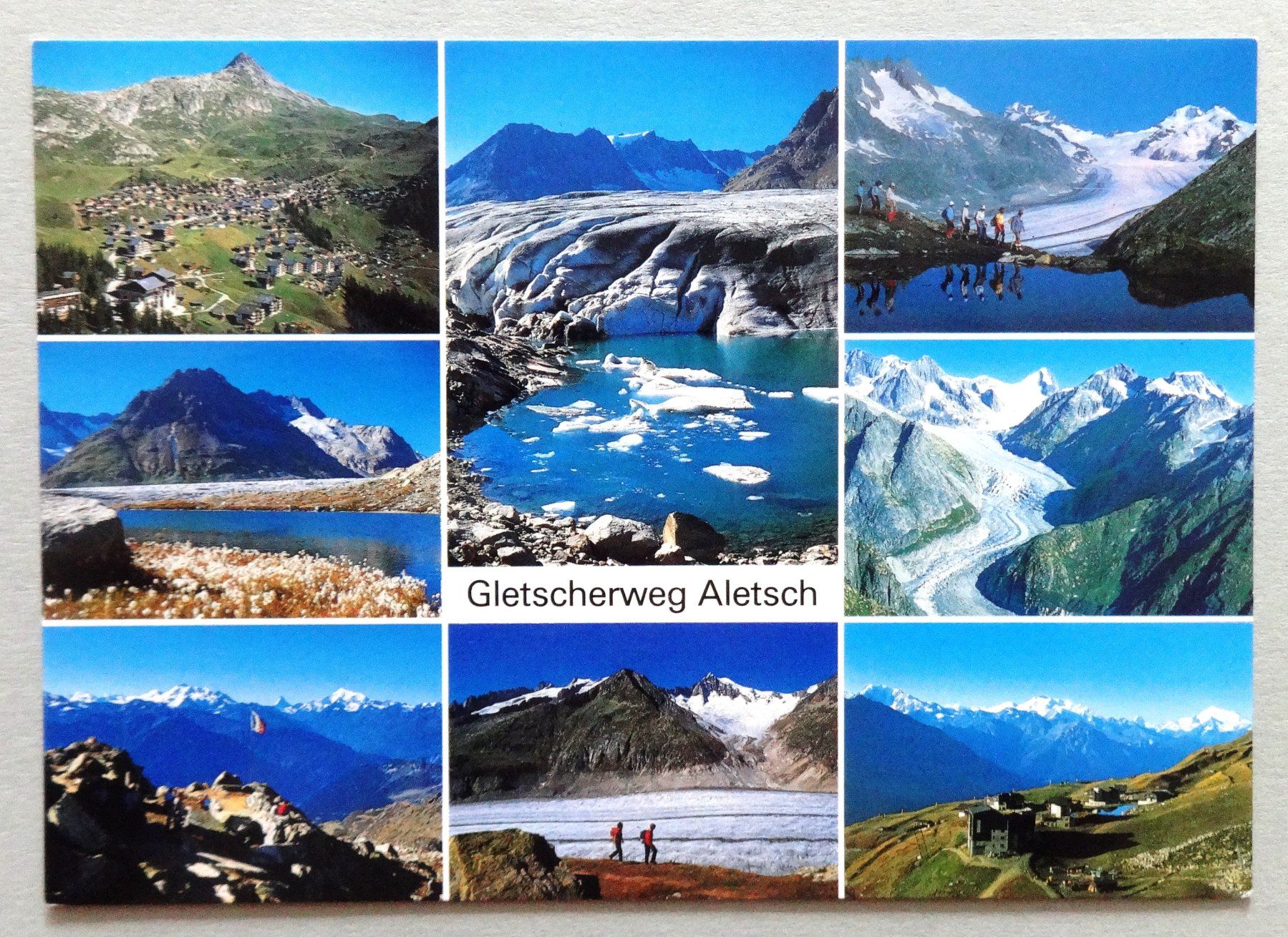 Ansichtskarten: Gletscherweg Aletsch – Gebraucht aus Fétigny von Billy2miny