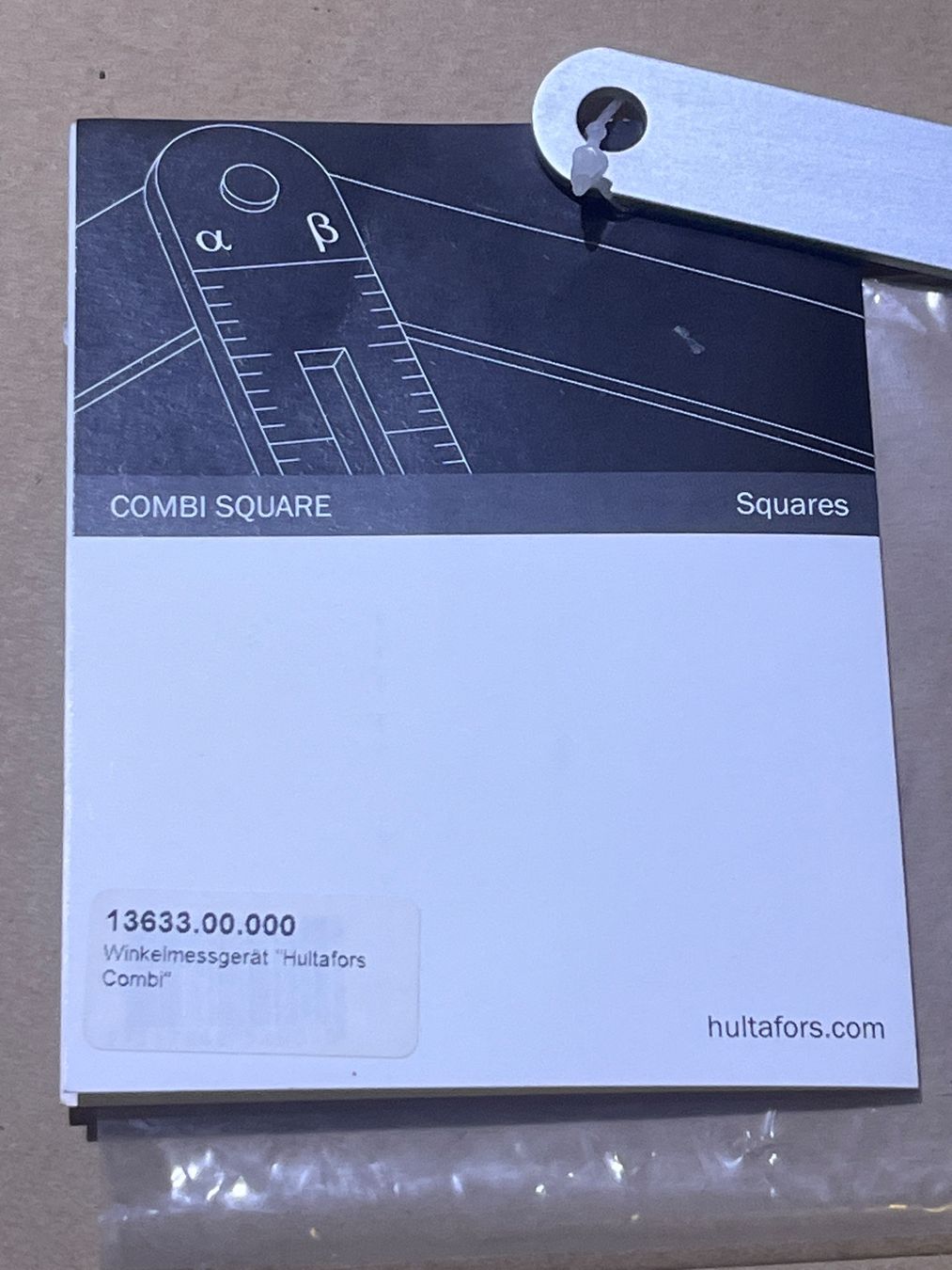 Misurare: Hultafors Combi Square Winkelmessgerät 13633.00.000 – Nuovo e nell'imballaggio originale da Tann venduto da Mad_less 3