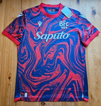 FC Bologna Trikot Macron NEU Gr. L Calcio Italien Serie A