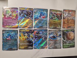 10x Pokémon EX/V Karten Set (Koreanisch)
