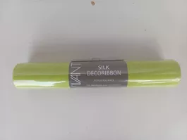 neu: Tischläufer Deco Stoffband grün Seide 24cm x 5m