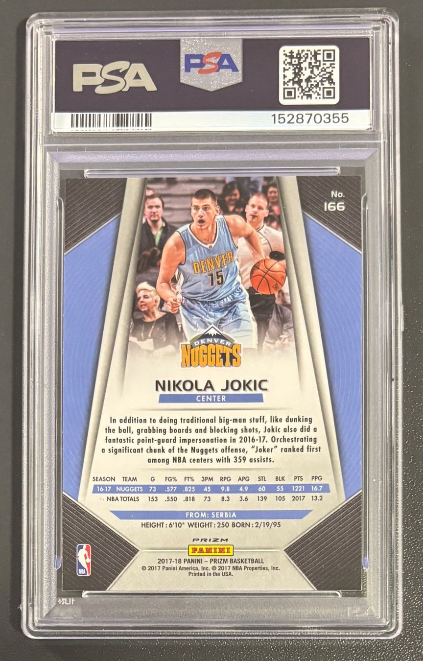 Cartoline: NBA Nikola Jokic 2017 Ruby Wave Prizm Parallel PSA 9 Card – Nuovo (secondo la descrizione) da Muri b. Bern venduto da winningloser 1