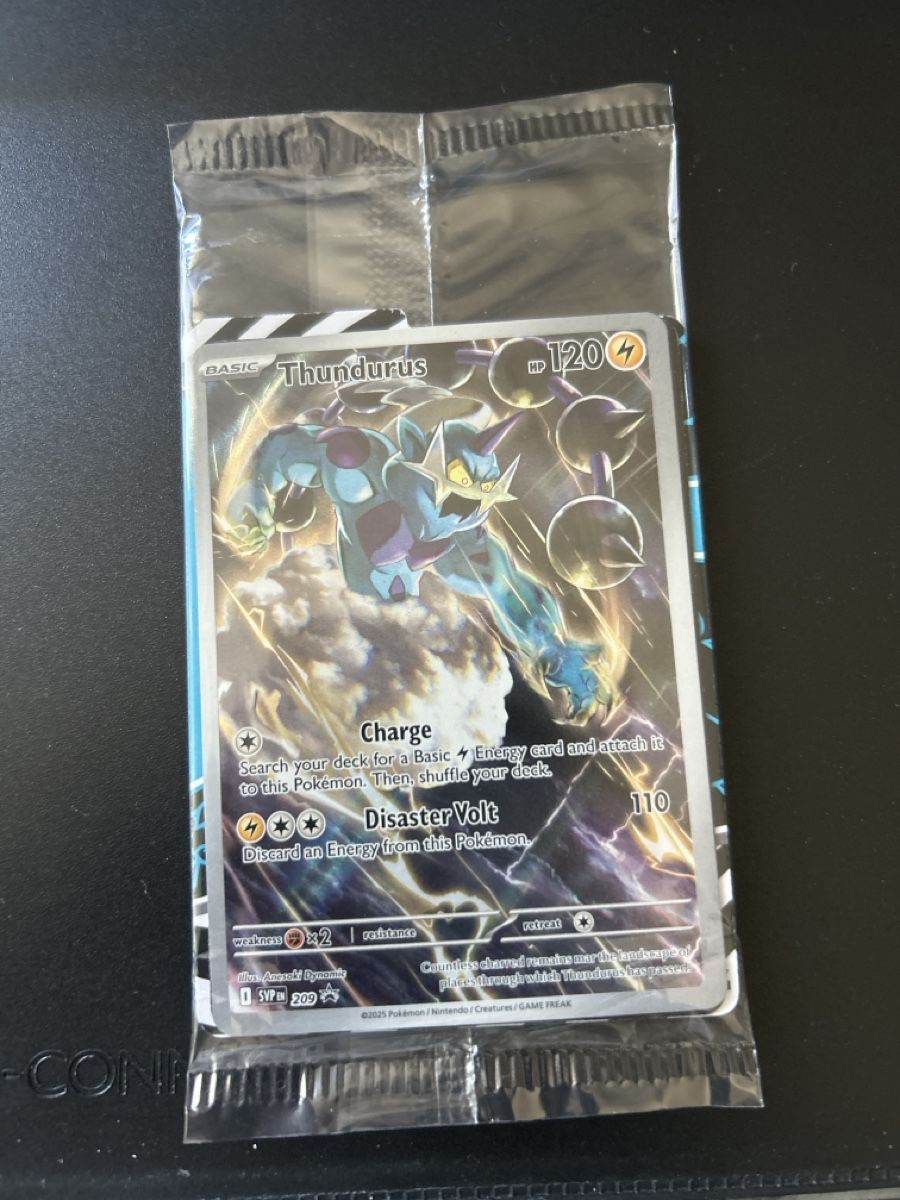 Pokémon Carte collezionabili: Thundurus Promo Black Bolt – Nuovo e nell'imballaggio originale da Jona venduto da mar_5rtt