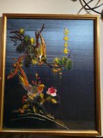 asiatisches gesticktes Seiden Bild Vögel