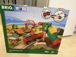 BRIO World Animal Farm Set 33984 neuwertig