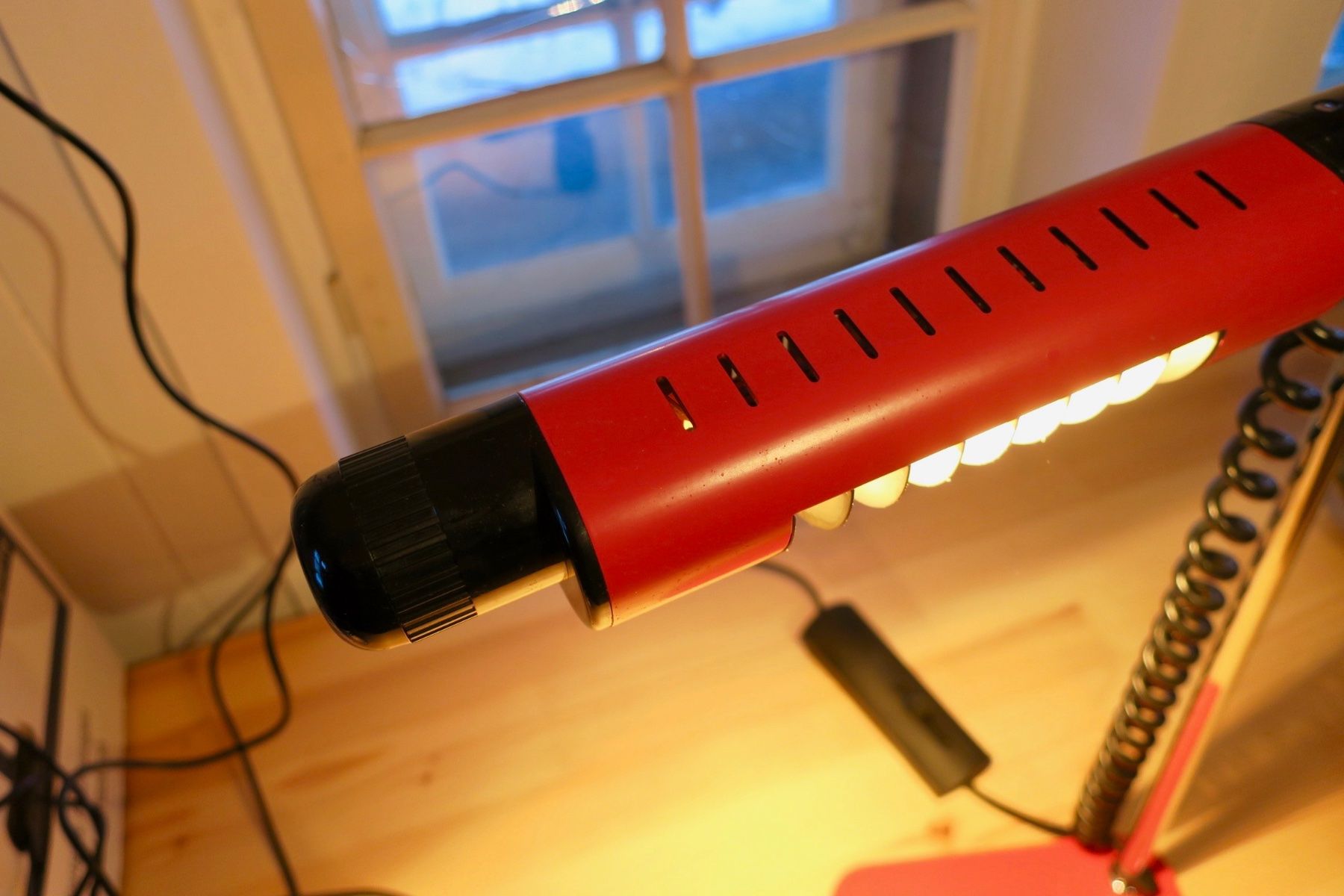 Regent Lampen: Tischlampe Mauro Marzollo / rot / REGENT – Gebraucht aus Langenthal von Riccardamax 3