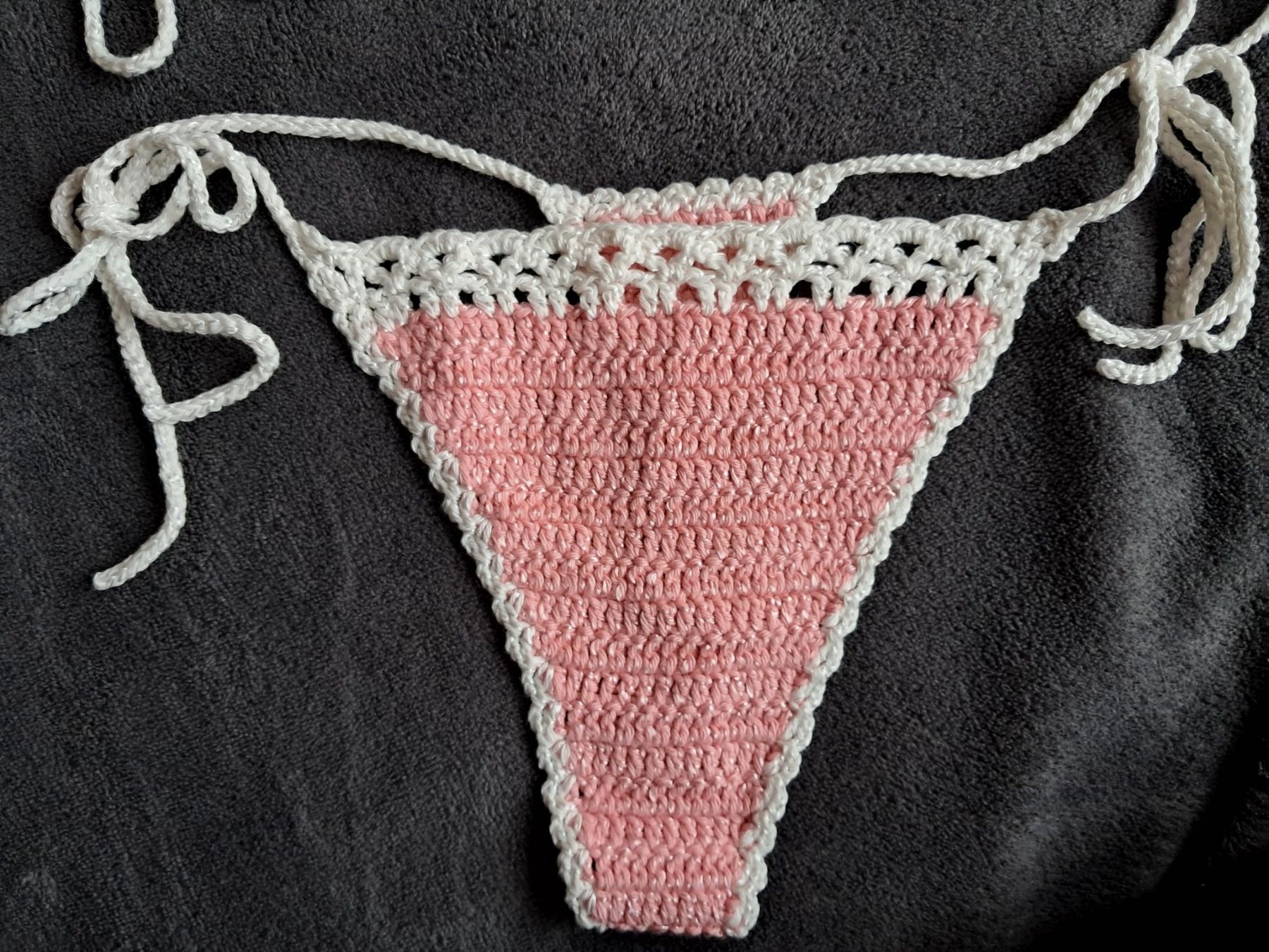 Badekleider & Bikinis: Häkel Bikini Set (String) handgemacht - grosse S – Neu (gemäss Beschreibung) aus Dübendorf von aga1_b 2
