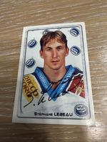 Stephane Lebeau Ambri Hockey Card Sticker signiert