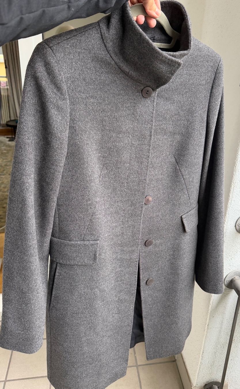 Max Mara Cappotti: MaxMara Studio Wool Coat, Grey, Size 40 – Usato da Zürich venduto da kas_g26m 9