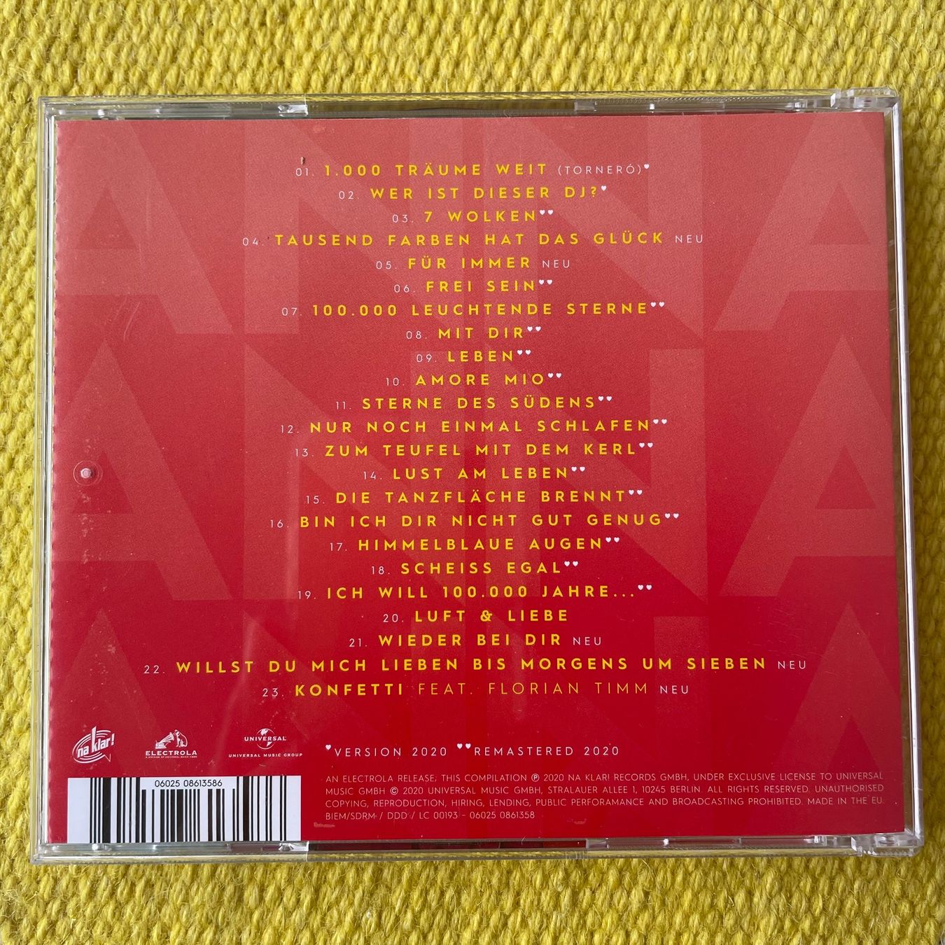 CD: ANNA-MARIA ZIMMERMANN-DAS  BESTE – Usato da Rorschacherberg venduto da CD-Roli 1