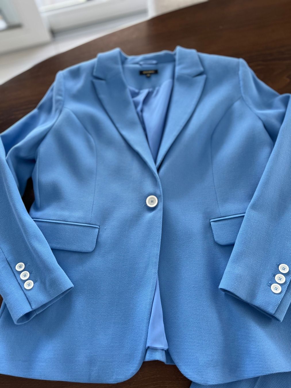 Completi & Tailleur: More & More- Anzug Damen hellblau Gr.42/44 – Usato da Ebmatingen venduto da Mistelu 3