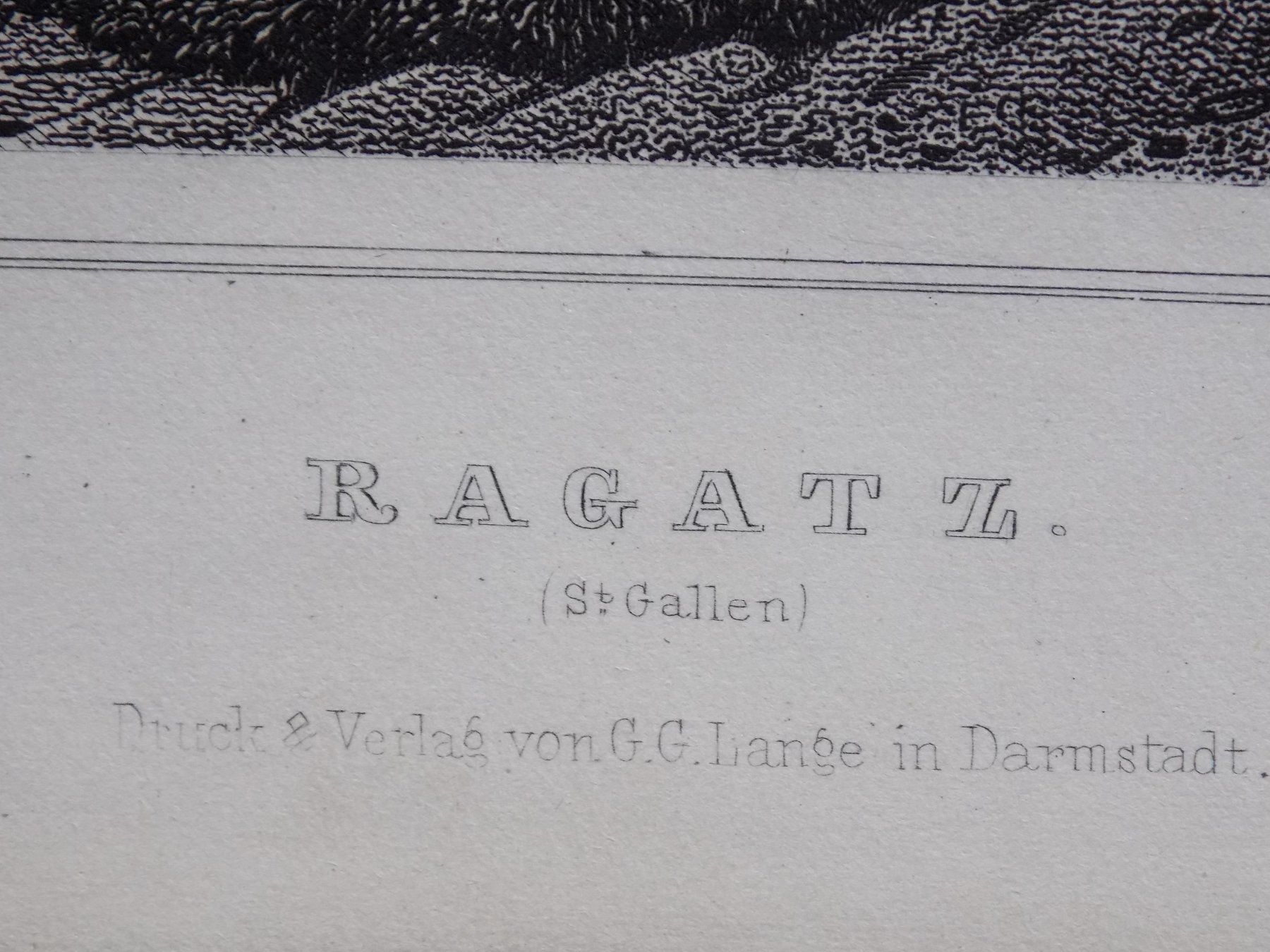 Incisioni: Ragaz Stahlstich – Usato da Risch venduto da Rischli15 2
