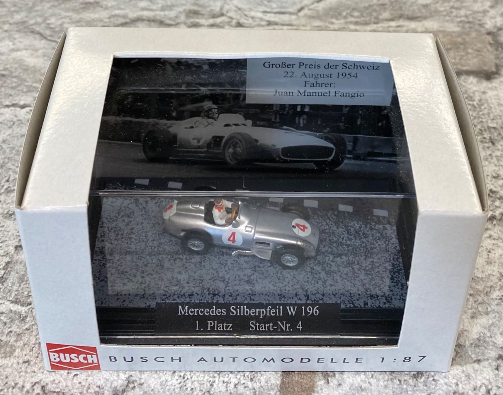 Busch Modellbausätze & Standmodelle: Busch 47002  Mercedes-Benz Silberpfeil W196 – Neu und originalverpackt aus Sursee von Toni-SpielSursee 1