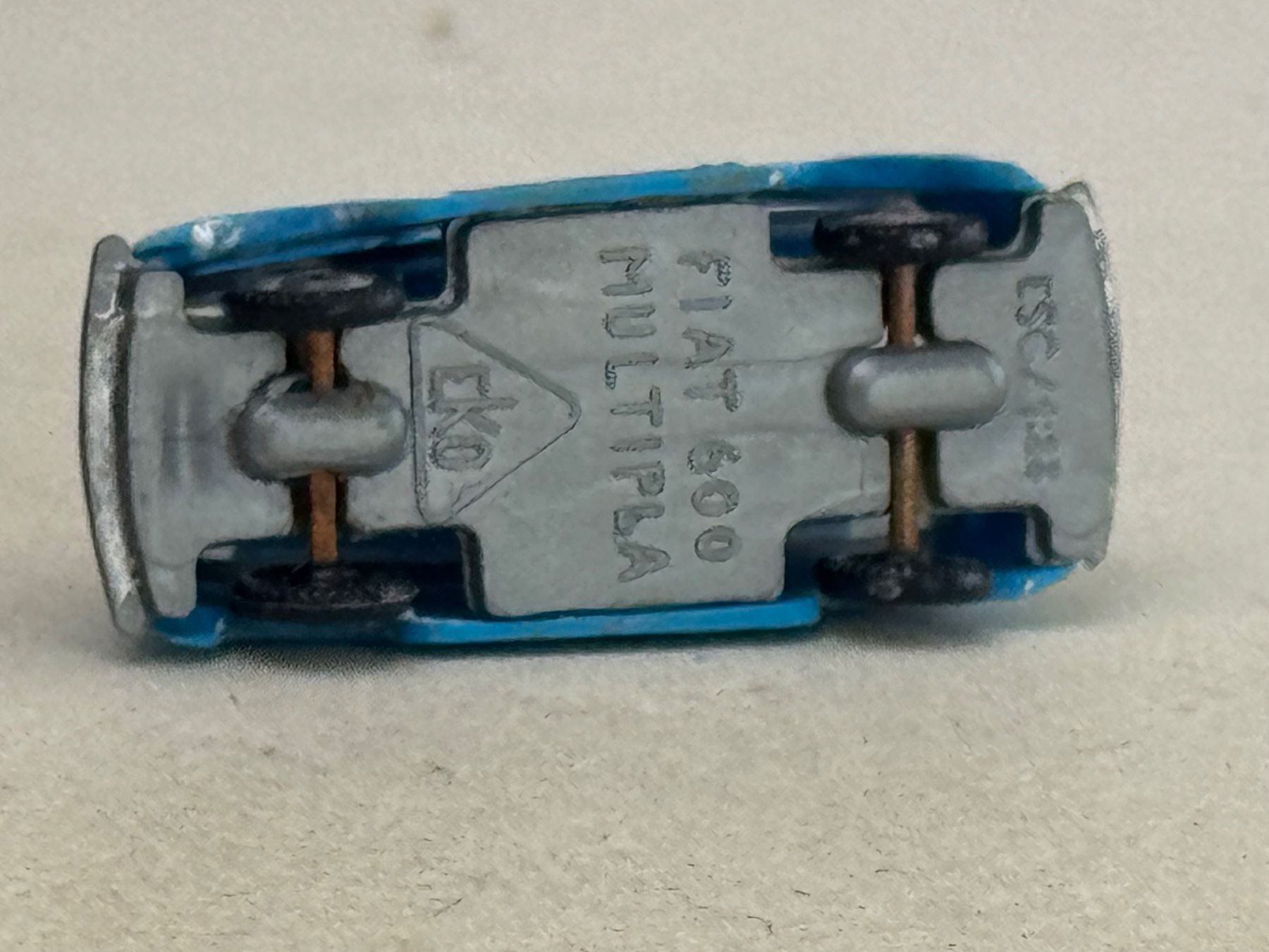 Eko Modellini d'auto: GB2- EKO Fiar 600 Multipla blau – Usato da Elm venduto da Wikmtz 2