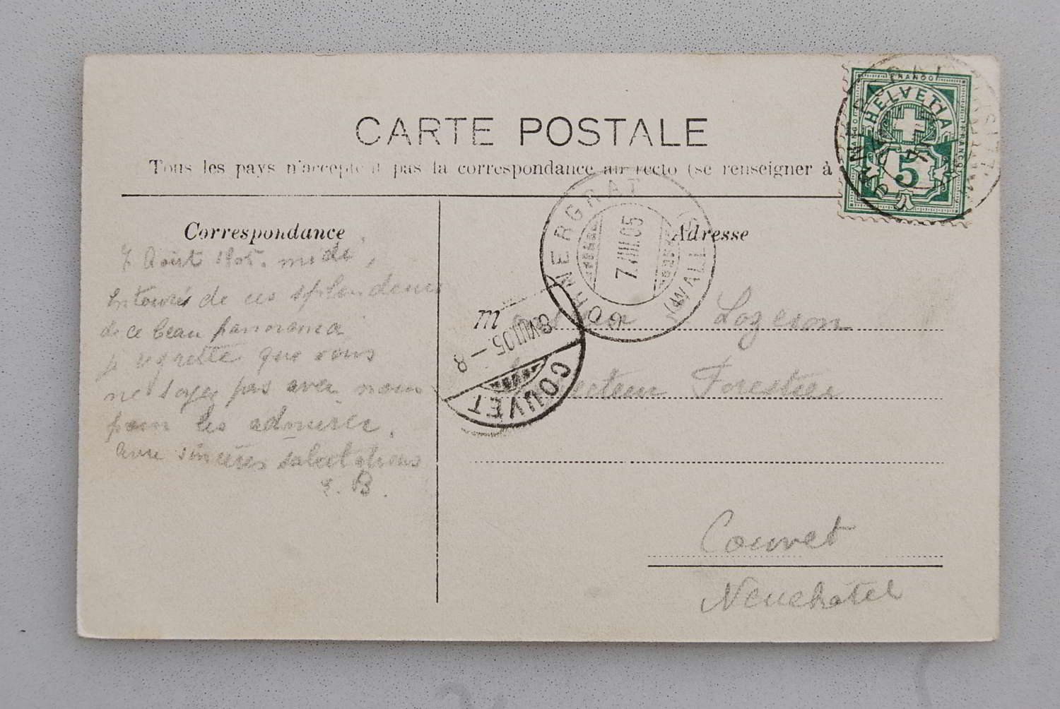 Cartoline postali: AK Sommet du Gornergrat 1905 – Usato da Rüfenacht BE venduto da Toro06 1