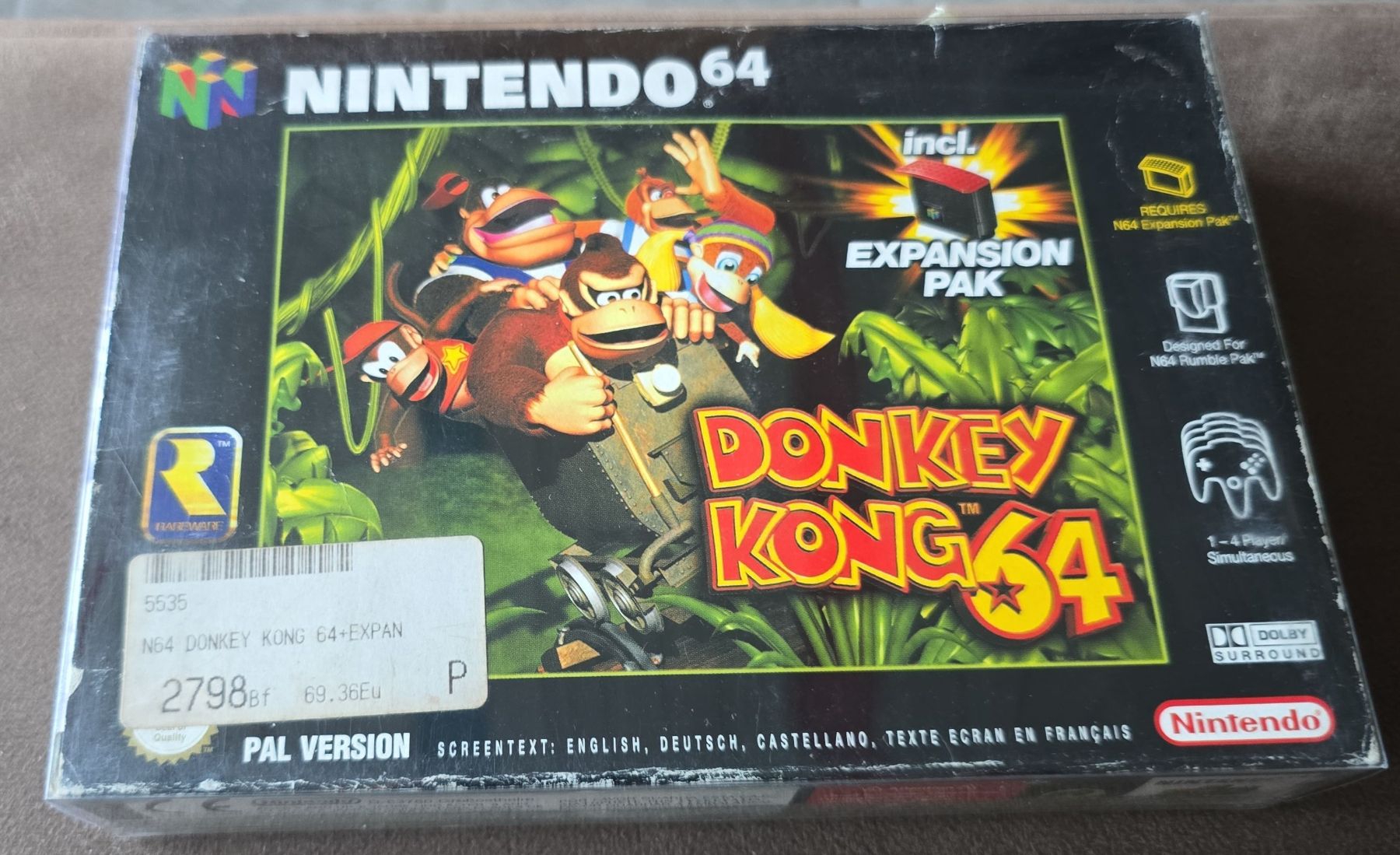 Nintendo Giochi: Nintendo 64 Donkey Kong 64 – Usato da Le Noirmont venduto da desoto55 1