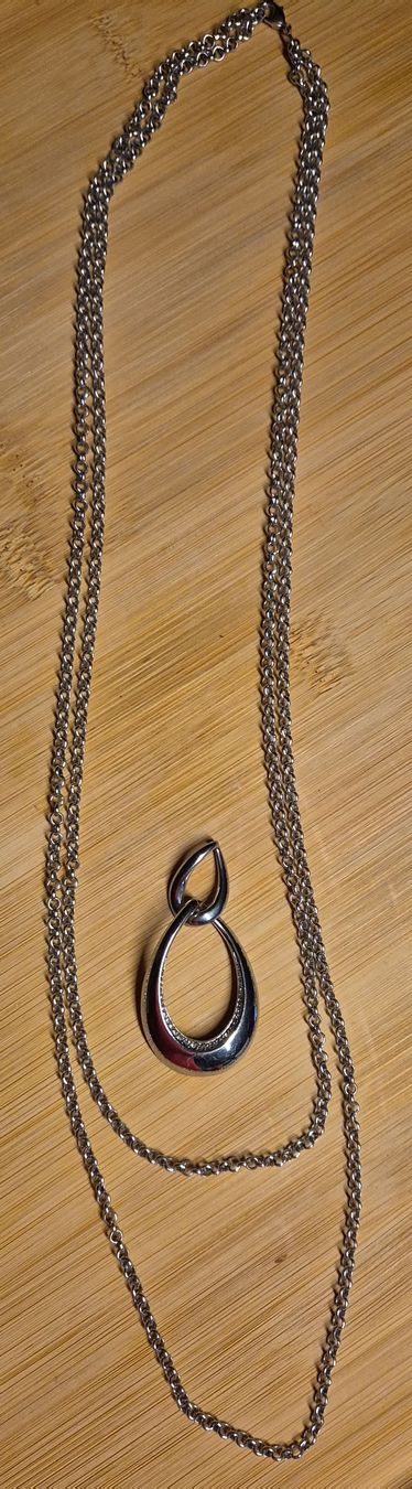 Catenine: Silberfarbene Edelstahl Kette mit Anhänger – Nuovo (secondo la descrizione) da Rothenfluh venduto da cfb_rf75