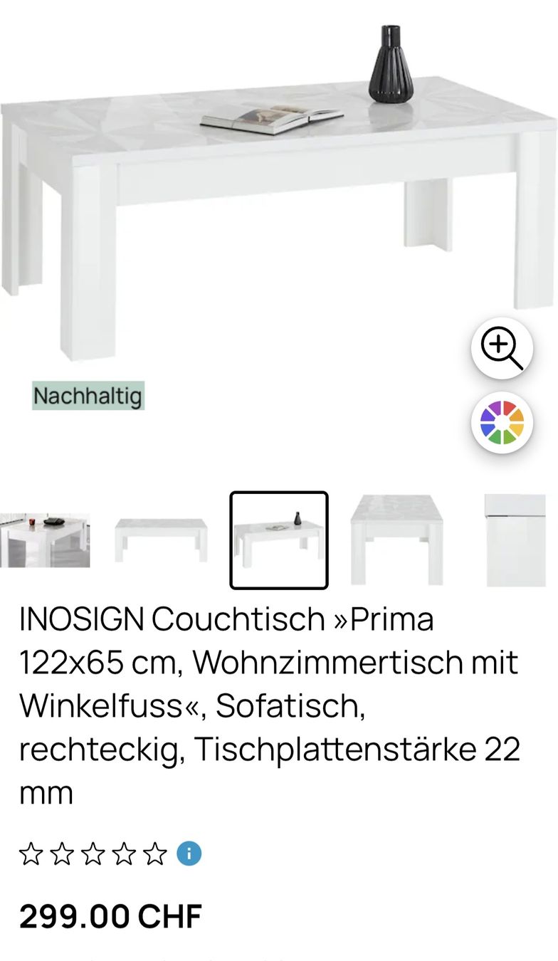 Tavoli: Salontisch neu – Nuovo e nell'imballaggio originale da Lützelflüh-Goldb venduto da Rampenverkauf_72_ 1