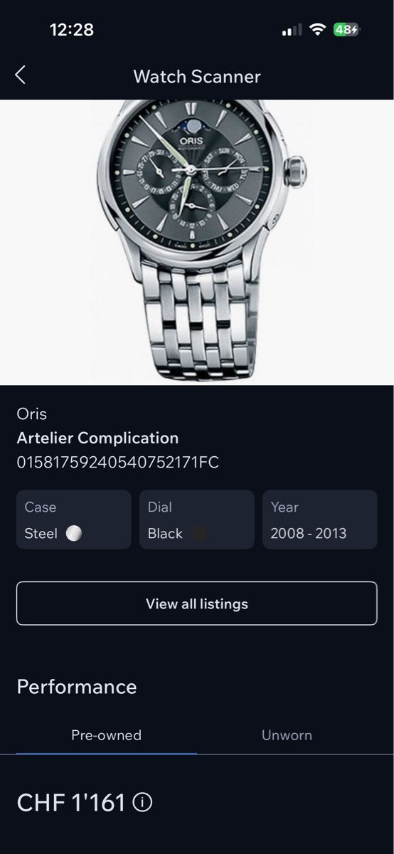 Oris Orologi: ORIS Artelier Complication Moonphase Automat – Usato da zürich venduto da bijouteriegossauer 7