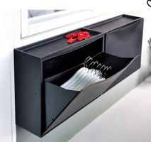 Schuhboxen, Kunststoff schwarz