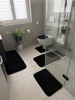 5er Set luxuriöse Badteppiche