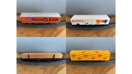 4x Güterwagen Märklin & Roco