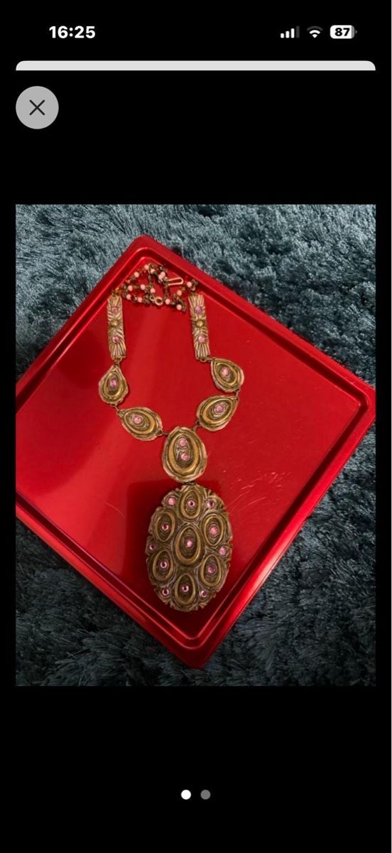 Catenine: Collier vintage  Henry perichon,automne chic! – Usato da Neuchâtel venduto da sta_9pcz