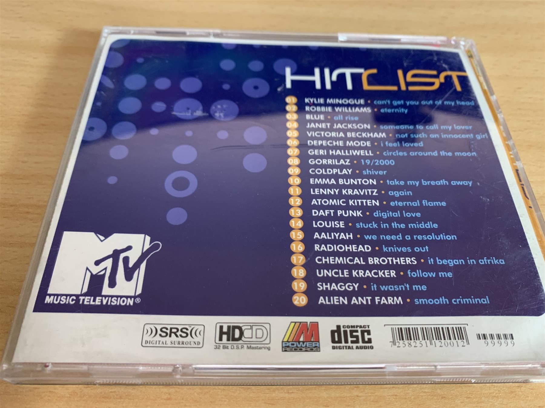 CD: Various – MTV Hitlist – Usato da Rikon im Tösstal venduto da Alpenmutz 1