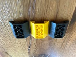 LEGO 3x Dach-/Schrägstein 4x4 negativ 45° (4854)