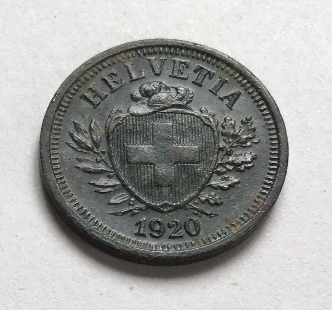 Tutti le monete: 1920 1 Rappen unz ab Fr. 1.- – Nuovo (secondo la descrizione) da Kirchberg SG venduto da Z-Collection