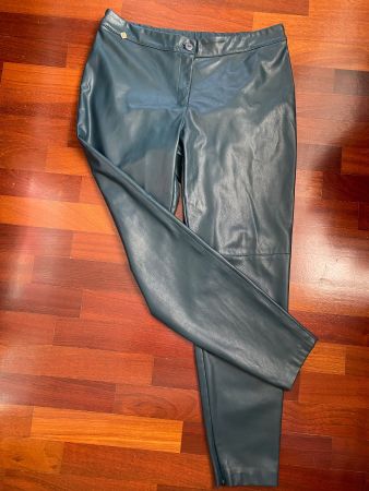 Lederhose Petrol OFFICINE DELLA MODA (Lederimitat)