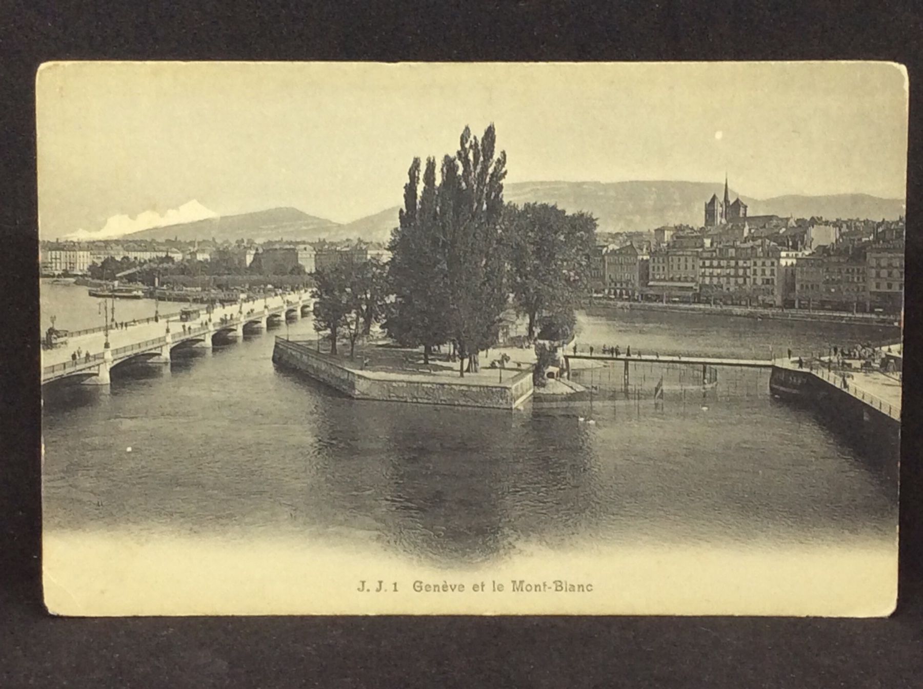 Cartoline postali: Genève et le Mont-Blanc – Usato da Widnau venduto da Brusi9