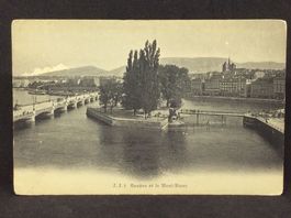 Genève et le Mont-Blanc