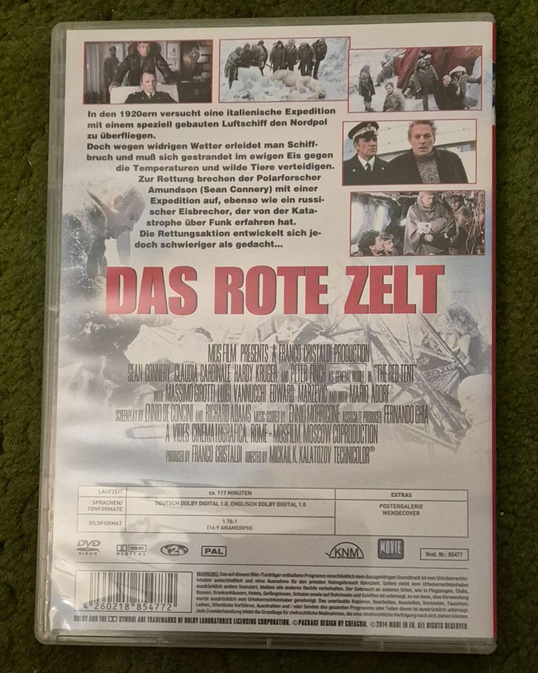 Tutti i DVDs: Das rote Zelt / Sean Connery – Usato da Chur venduto da Brummbaer60 1
