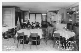 Luzern (LU) Café Sport Tea Room Allmend Innenansicht