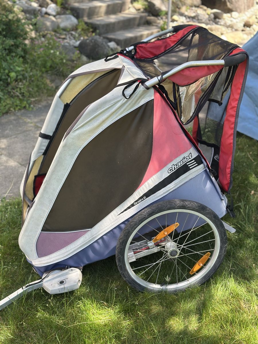 Remorques: Chariot CX 2 Kinderanhänger. – D'occasion à Münsingen par suxli