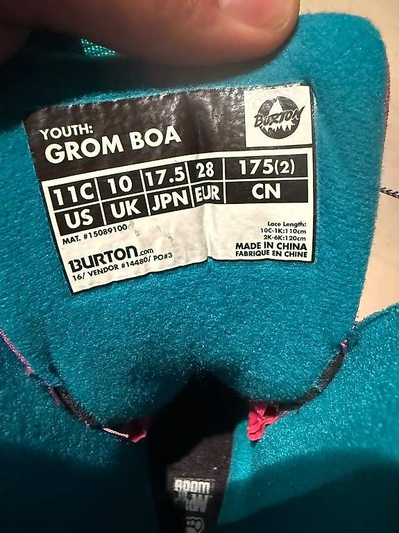 Scarpe per ragazzi: Snowboardschuhe Burton, Grösse 28 – Usato da Lyssach venduto da rocco1978 1